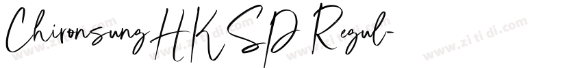 ChironsungHKSP Regul字体转换 ChironsungHKSP Regul字体转换